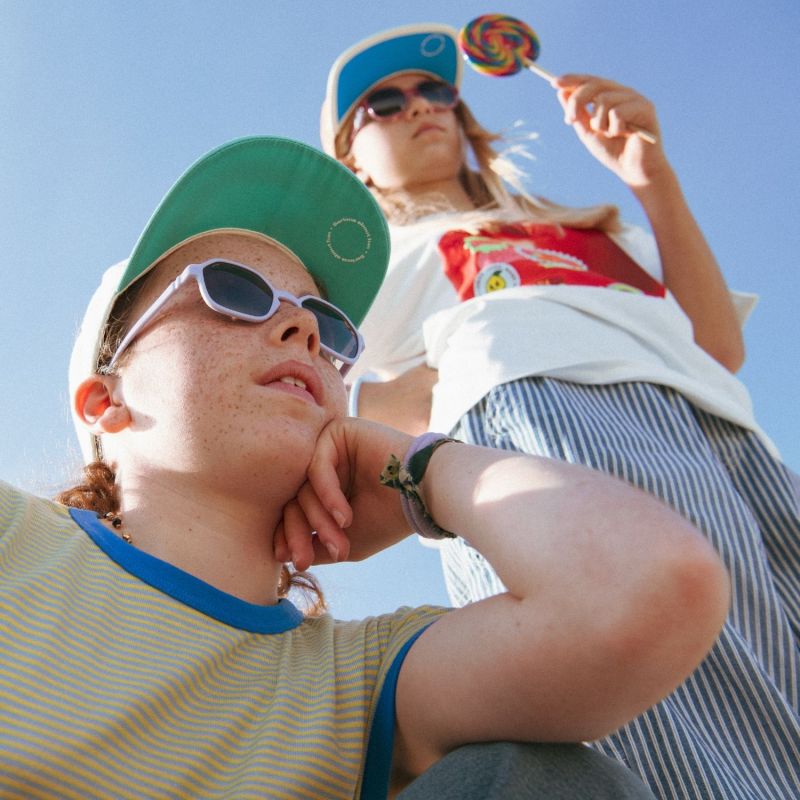 Casquette anti-UV Vibe Baseball Vert (2-4 ans) KI et LA Ambiance 9