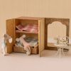 Studio de danse avec petite sœur et petit frère Souris Maileg Ambiance 3