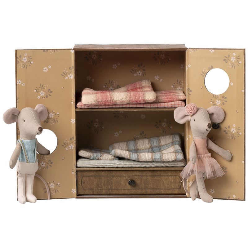 Studio de danse avec petite sœur et petit frère Souris Maileg Produit 4