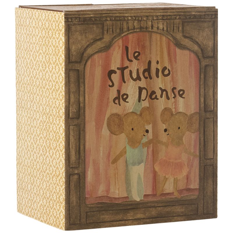Studio de danse avec petite sœur et petit frère Souris Maileg Produit 6