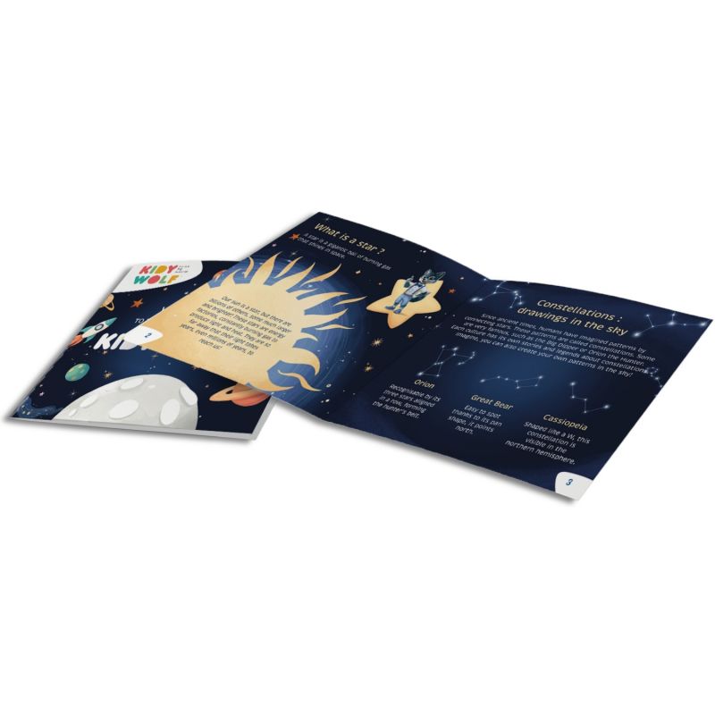 Planétarium projecteur d'images thème Espace KIDYSTAR KIDYWOLF Produit 5