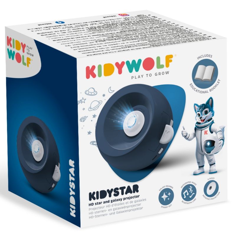 Planétarium projecteur d'images thème Espace KIDYSTAR KIDYWOLF Packaging 8