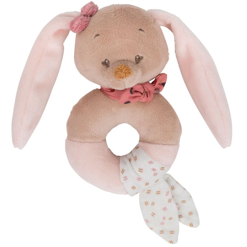 Anneau hochet Pauline le lapin Nattou