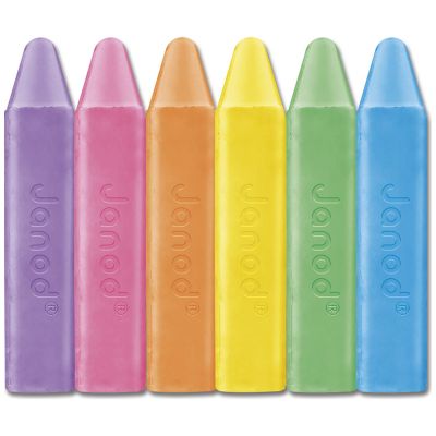 Lot de 6 craies de trottoir