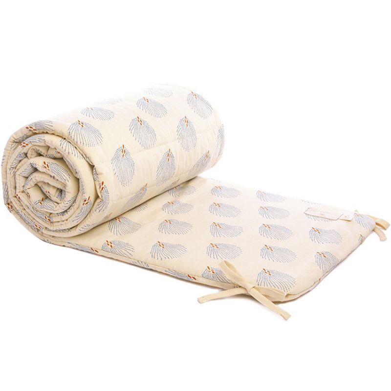 Tour de lit Blue Gatsby Cream (pour lits 60 x 120 ou 70 x 140 cm) Nobodinoz