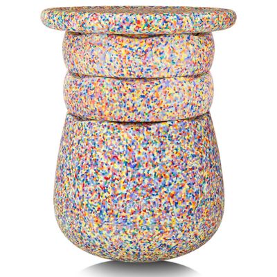 Tabouret modulaire Dynamic all super confetti Stapelstein