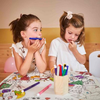 Table à colorier Coloritable modèle La Forêt