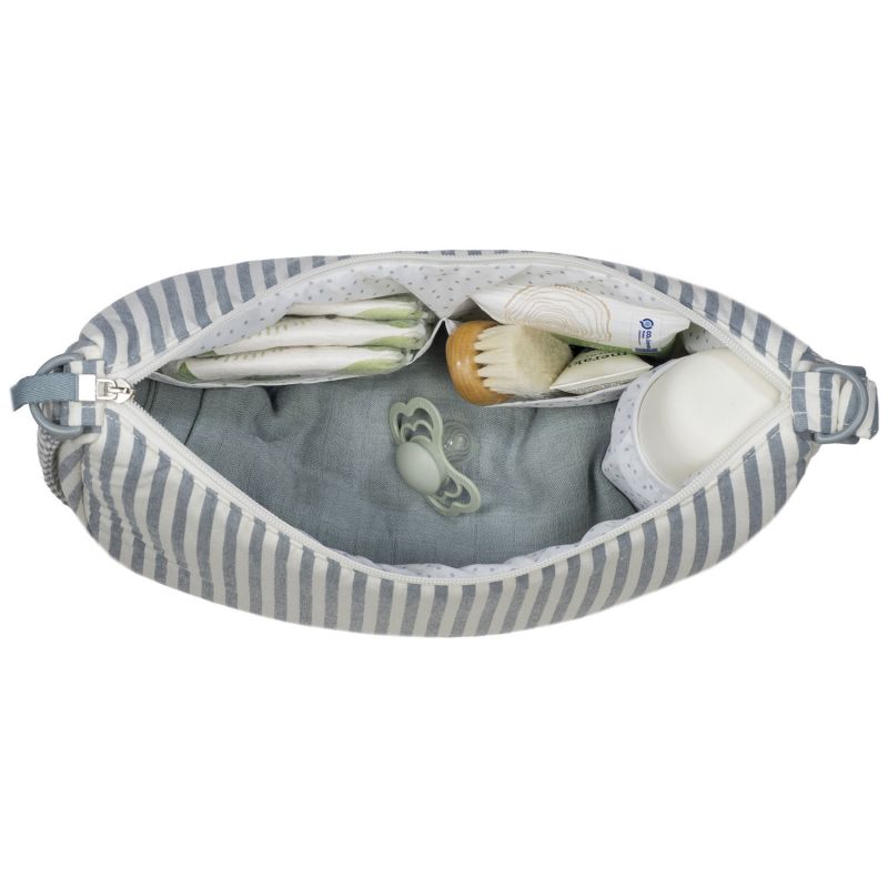 Sac bandoulière Gondole Praliné Rayures Matcha Walking Mum Produit 6