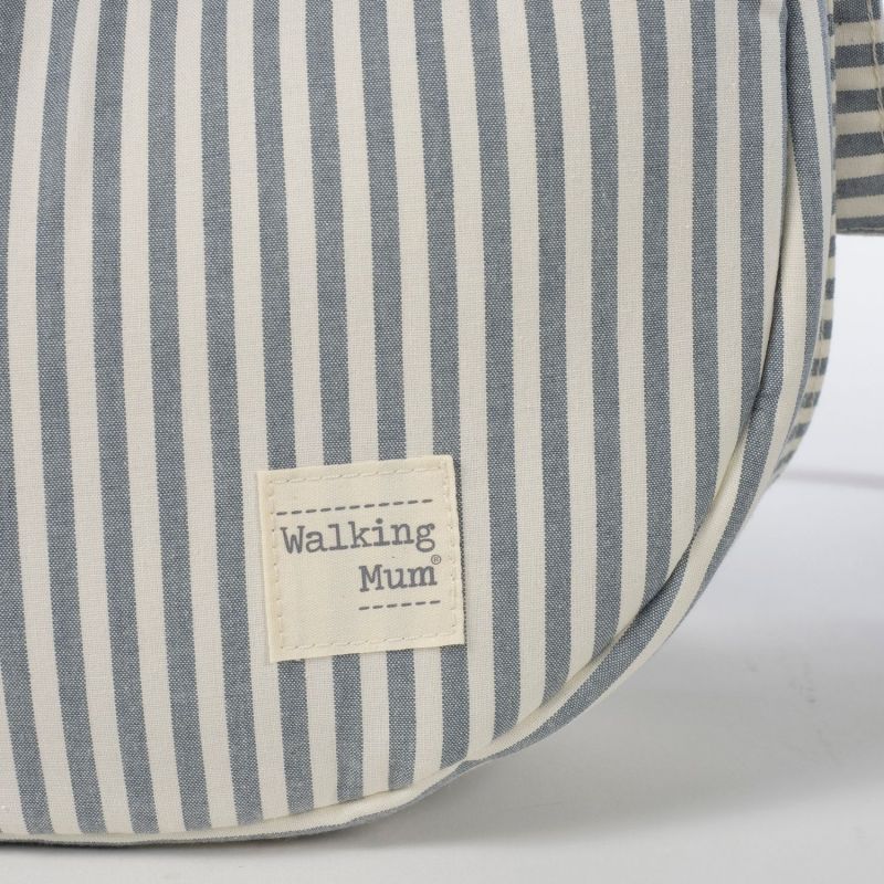 Sac bandoulière Gondole Praliné Rayures Matcha Walking Mum Ambiance 9