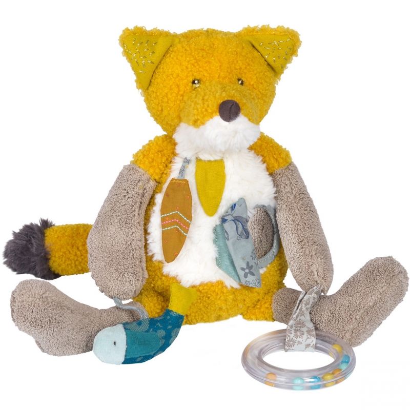 Peluche d'activités renard Chaussette Le voyage d'Olga Moulin Roty