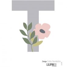 Lettre adhésive Bloom T  par Lilipinso