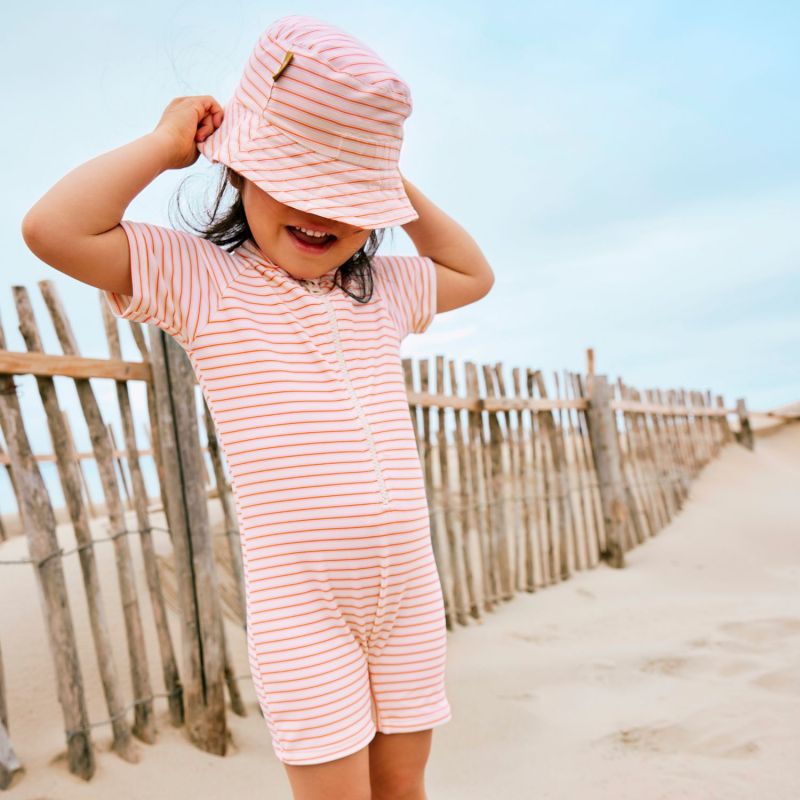 Bob réversible anti-UV Rayures d'été (1-2 ans) Fresk Ambiance 2