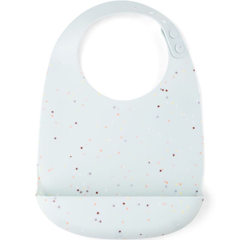 Bavoir silicone Confetti Bleu Done by Deer