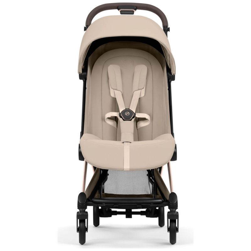 COŸA Style 2026 Poussette ultra-compacte et Châssis Rose Gold Cozy Beige Cybex Produit 3