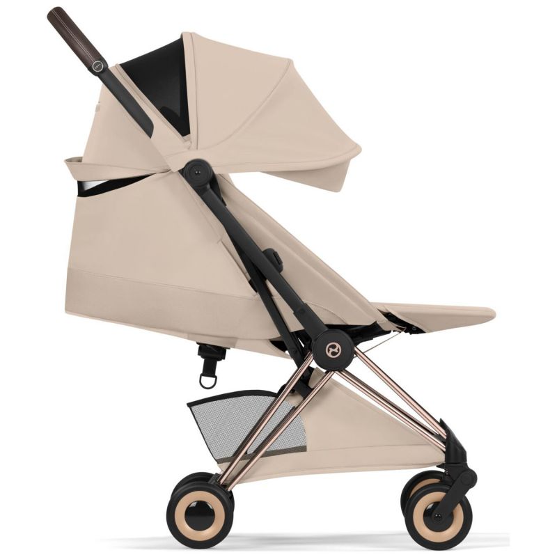 COŸA Style 2026 Poussette ultra-compacte et Châssis Rose Gold Cozy Beige Cybex Produit 6