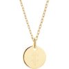 Collier chaîne médaille Sagittaire personnalisable (plaqué or) - Petits trésors