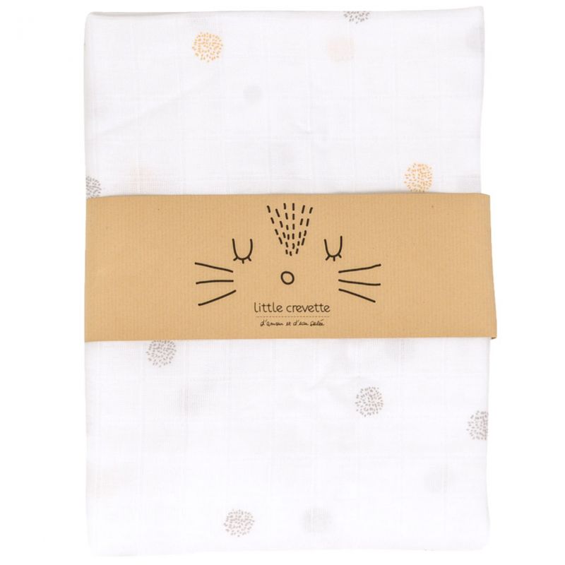 Maxi lange Pompom (120 x 120 cm) Little Crevette