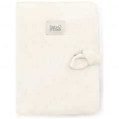 Protège carnet de santé Knot Liberty Ivory Powder - Babyshower