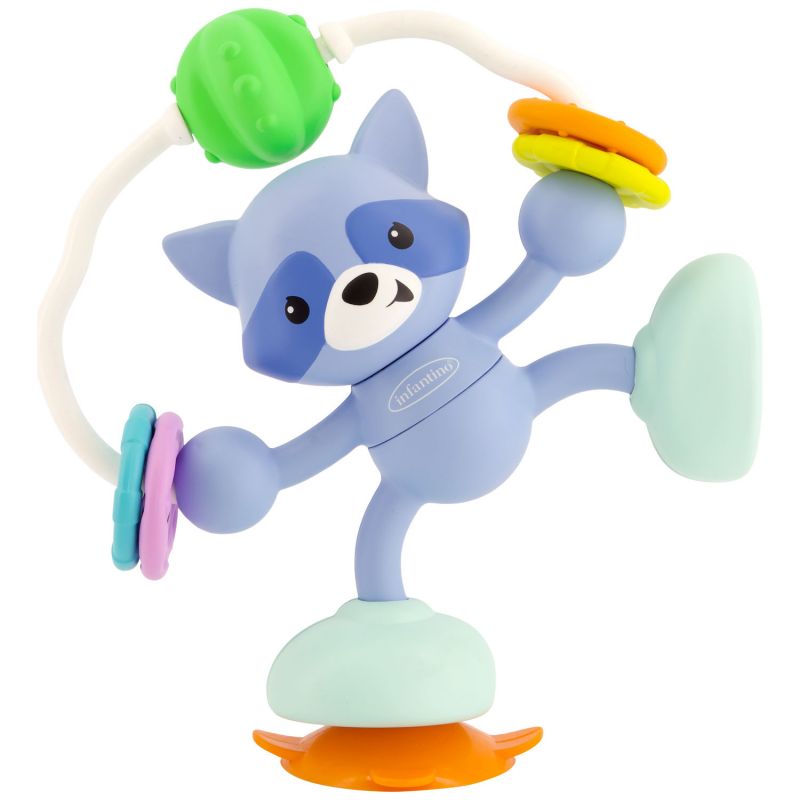 Jouet de table ventouse Raton Laveur Infantino Produit 1