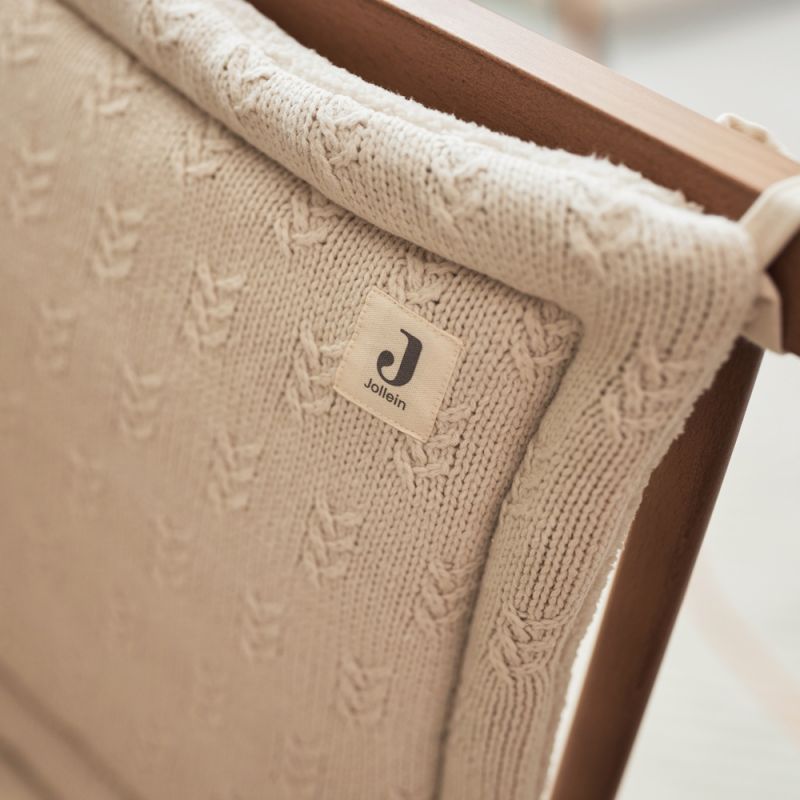 Tour de lit Grain Knit Oatmeal (pour lit 60 x 120 ou 70 x 140 cm) Jollein Ambiance 8