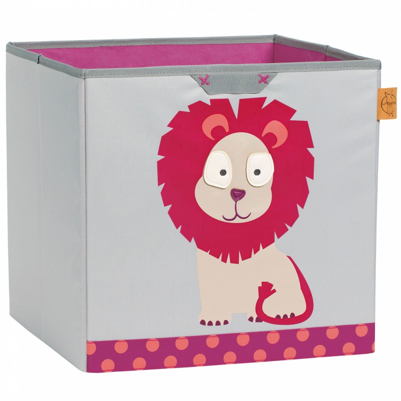 Cube de rangements jouets Wildlife Lion Lässig