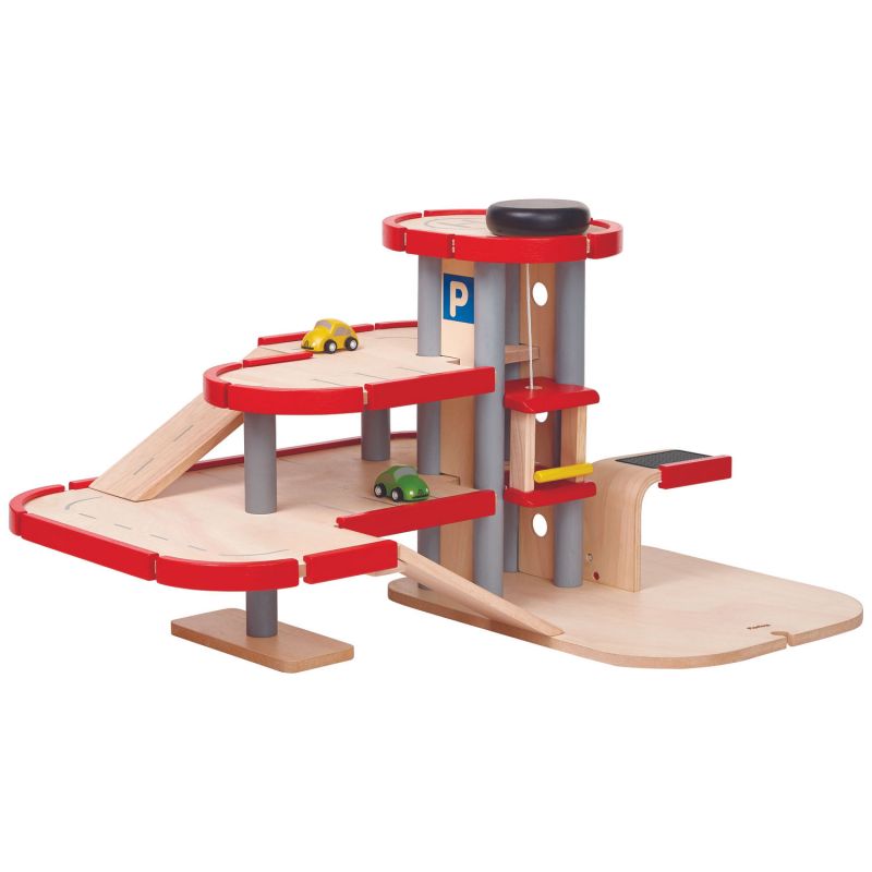 Grand garage en bois Plan Toys Produit 1