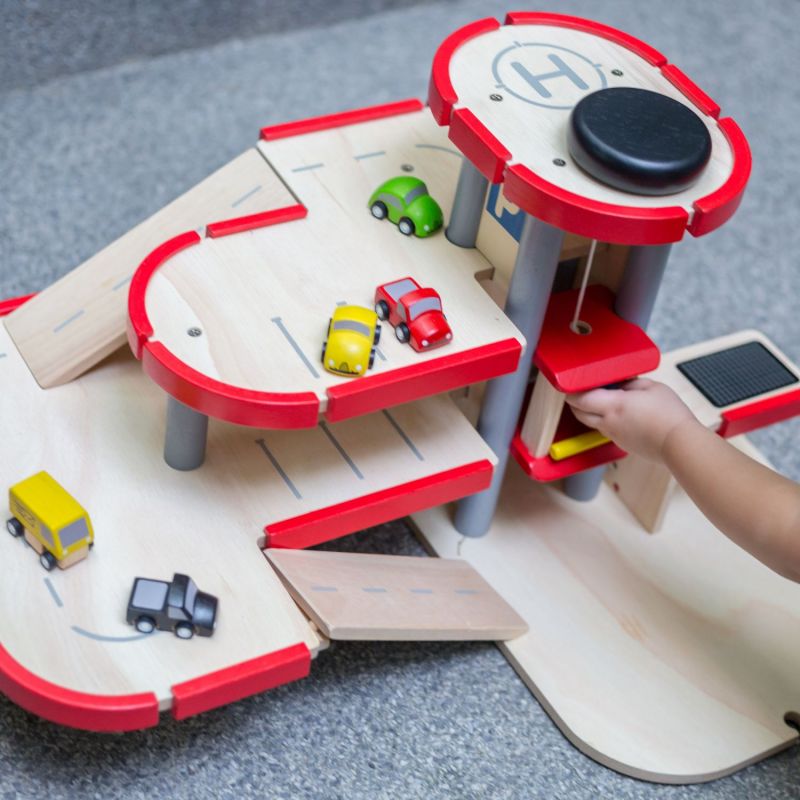 Grand garage en bois Plan Toys Ambiance 9
