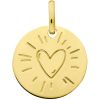 Médaille Coeur personnalisable (or jaune 18 carats) - Maison Augis