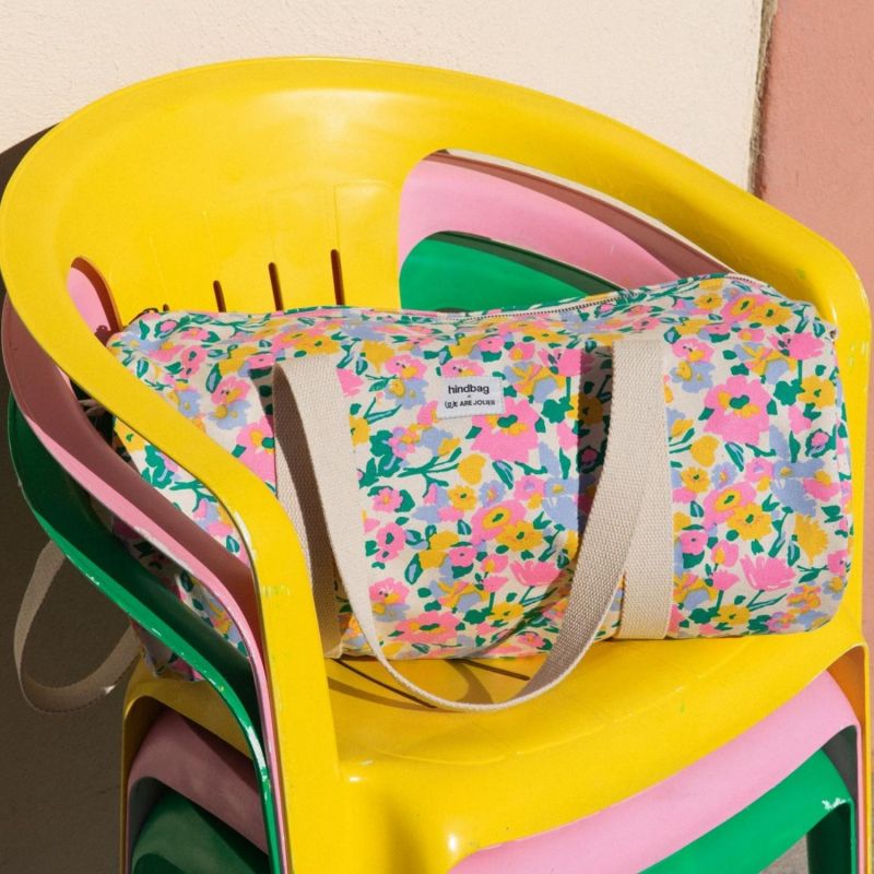 Sac week-end Simon Pastel Bloom Hindbag x We Are Jolies Hindbag Ambiance 2