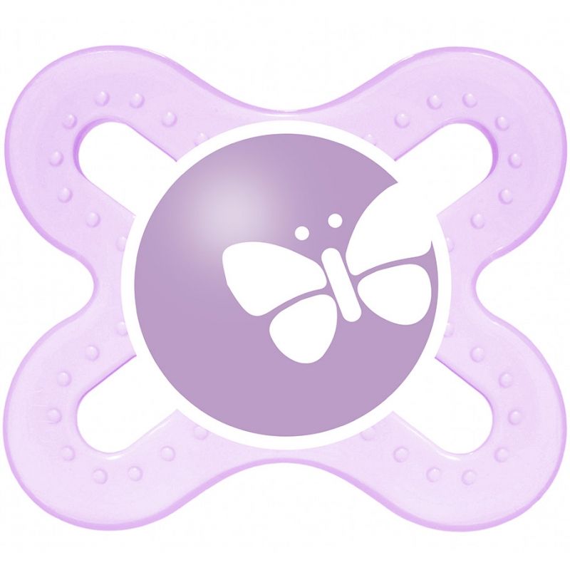 Sucette Fille silicone coloris aléatoire (0-2 mois) MAM