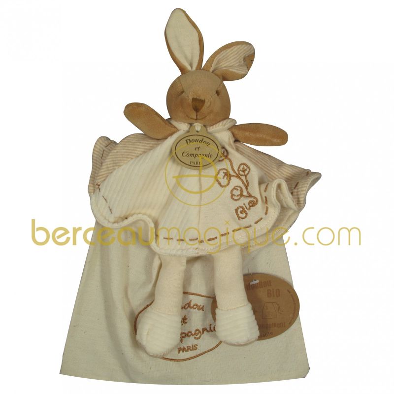 Doudou Lapin Bio Doudou et Compagnie