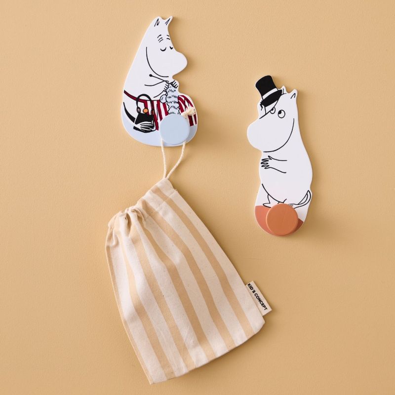 Lot de 2 patères murales Moominmamma Moomin Kid's Concept Ambiance 2