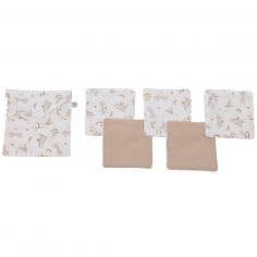Lot de 5 lingettes lavables Biscuit - BB & Co