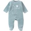 Pyjama velours aqua éléphant (6 mois) - Noukie's