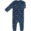 Combinaison pyjama en coton bio Rabbit mood indigo (naissance : 50 cm) - Fresk
