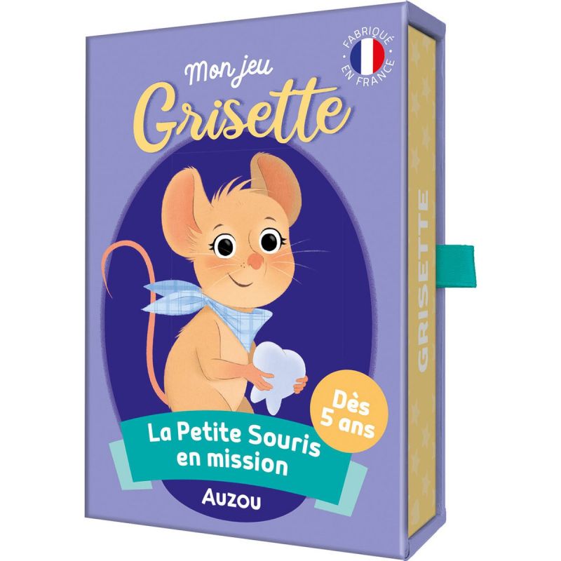 Jeu de cartes Mon jeu Grisette La Petite Souris en mission Auzou Editions Packaging 1