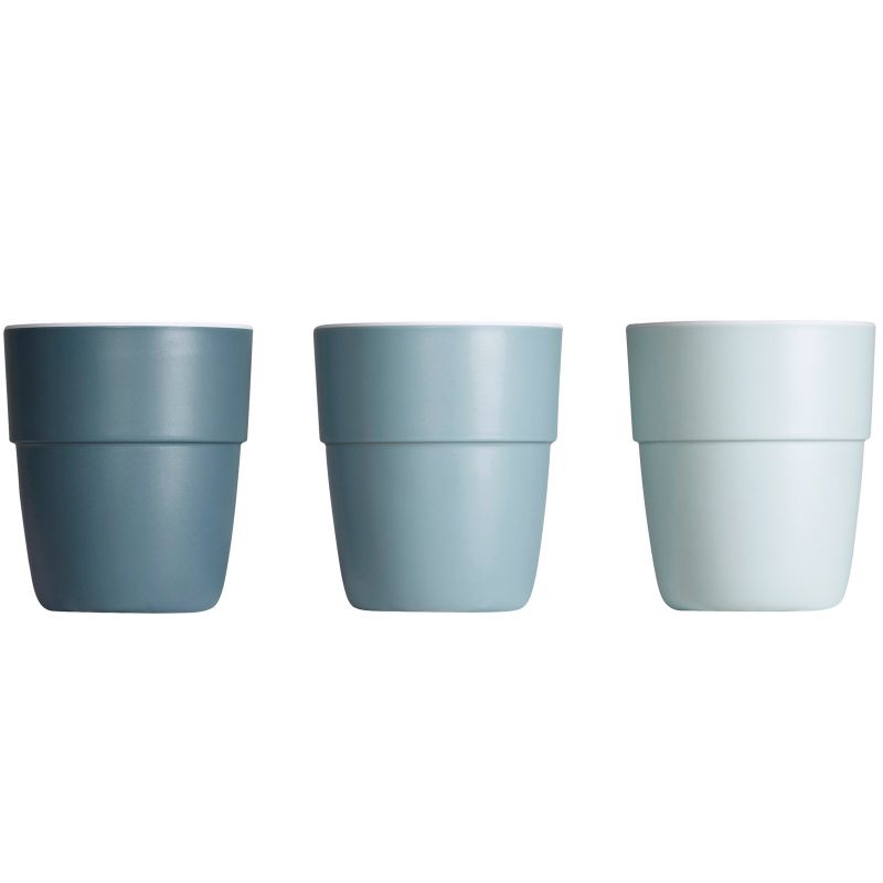 Lot de 3 gobelets Yummy bleu (160 ml) Done by Deer