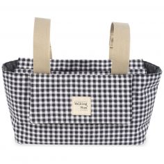 Sac à poussette à I Love Vichy Noir - Walking Mum