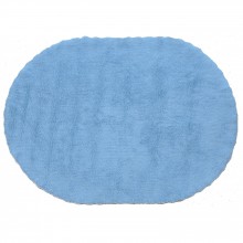 Tapis garçon souple ovale bleu (120 x 160 cm)  par Lorena Canals