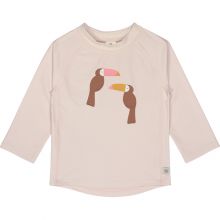 Tee-shirt anti-UV manches longues Toucan rose poudré (19-24 mois, taille : 92 cm)  par Lässig 