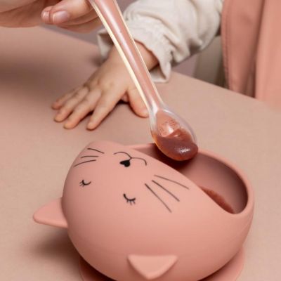 Lot de 3 cuillères pour bébé Mrs. Cat