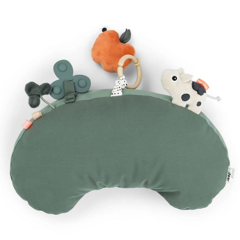 Coussin d'éveil Tummy time Tiny farm Vert Done by Deer Produit 1 grande taille