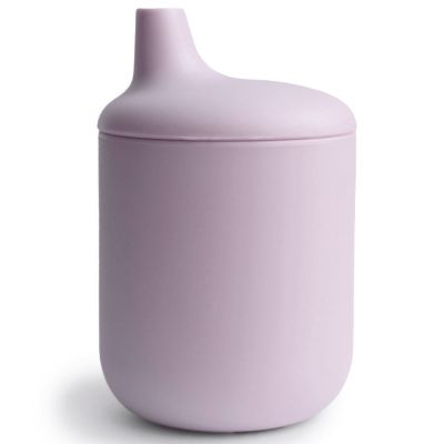 Mushie - Tasse à bec en silicone Lilac