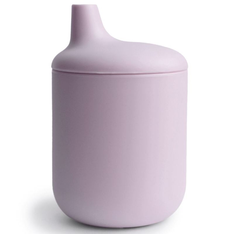 Tasse à bec en silicone Lilac Mushie