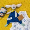 Doudou Pilou bleu Puce & Pilou  par Moulin Roty