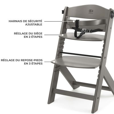 Chaise haute évolutive Enock Brown