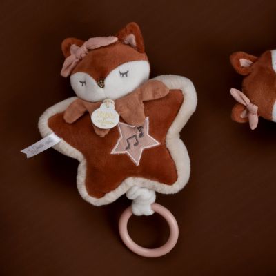 Boîte à musique Mina marron (16 cm)