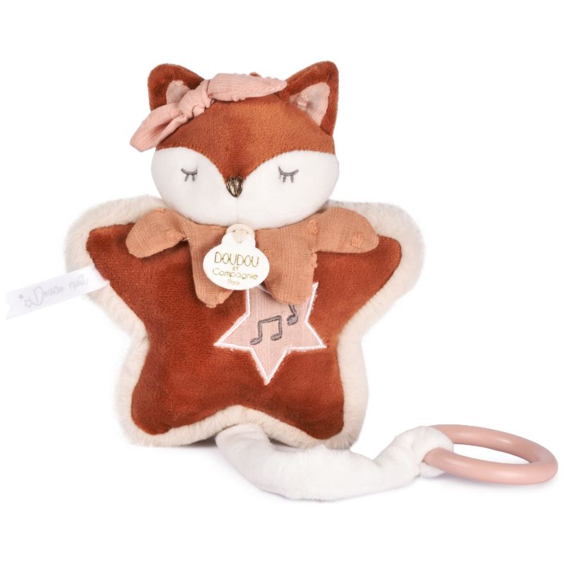 Boîte à musique Mina marron (16 cm) Doudou et Compagnie Produit 3