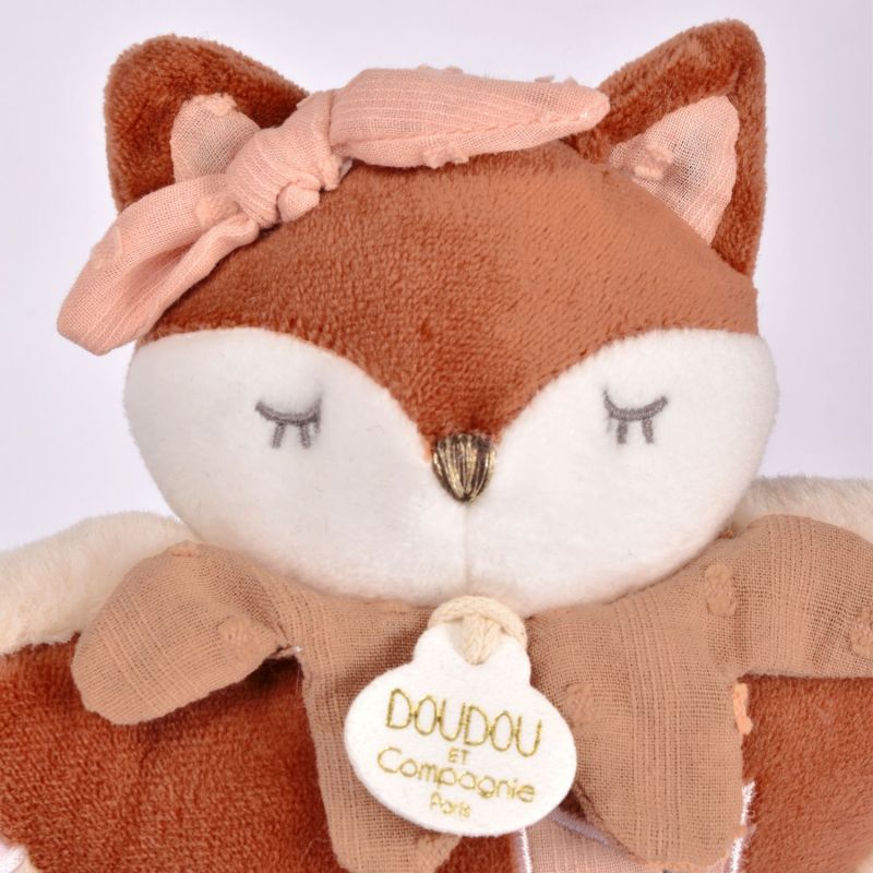 Boîte à musique Mina marron (16 cm) Doudou et Compagnie Ambiance 5
