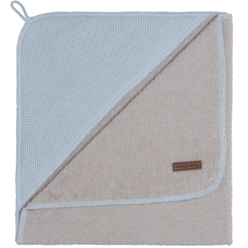 Cape de bain bleu et gris (75 x 85 cm) Baby's Only